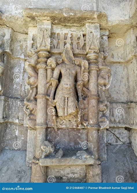 One Of The Sculptures From The Khajuraho Temples Royalty Free Stock