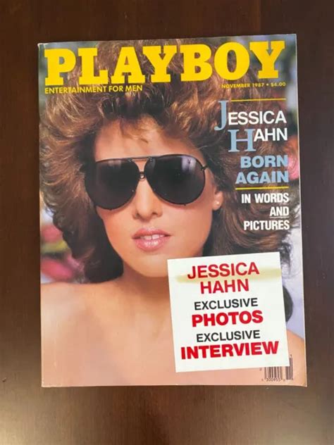 PLAYBOY MAGAZINE NOVEMBER 1987 Pam Stein Playmate Jessica Hahn