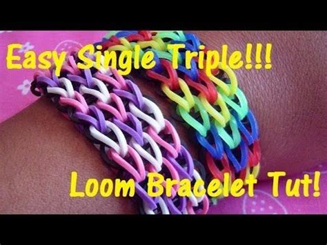Whether you are looking for practical rubber band uses or you childproof your cabinets by keeping them closed with rubber bands. Rainbow Loom - Triple Single Bracelet - YouTube | Rainbow ...