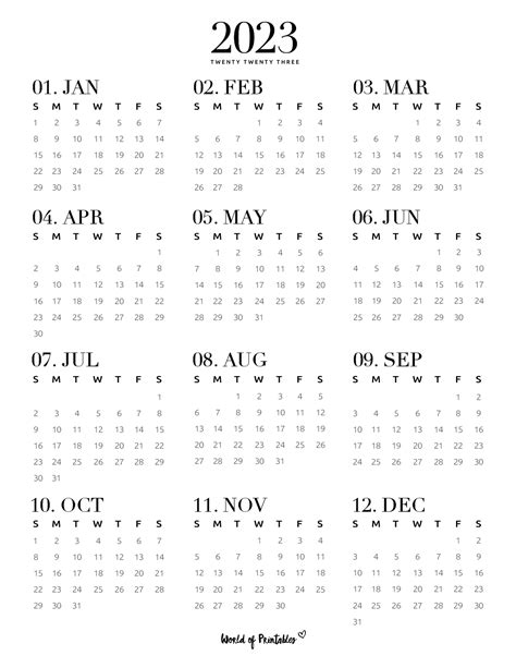 Year Calendar For 2023 Get Calendar 2023 Update