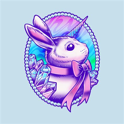 Unicorn Bunny Bunny T Shirt Teepublic