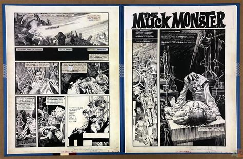 Bernie Wrightsons The Muck Monster Artists Edition Portfolio