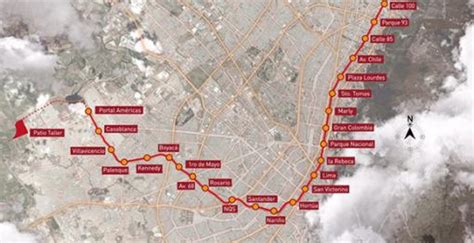 Esta Es La Ruta Que Tendría La Primera Línea Del Metro De Bogotá Bluradio