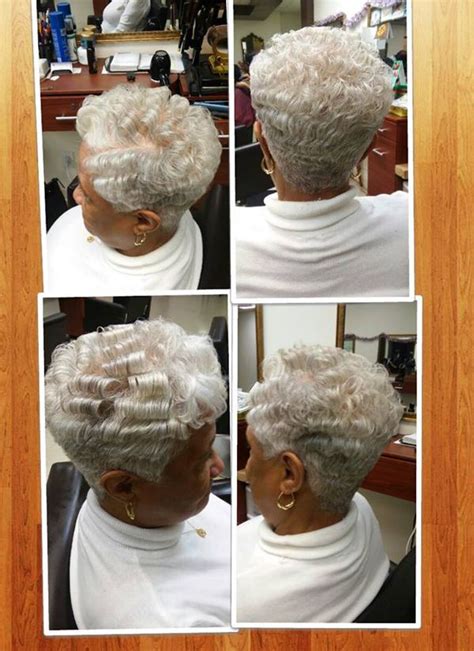 It's elegant, bold, and always looks flattering — no. Rocking the short gray hair for older black women | Gray ...
