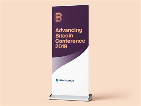 Advancing Bitcoin Conference Pull Up Banner Pull Up Banner Design