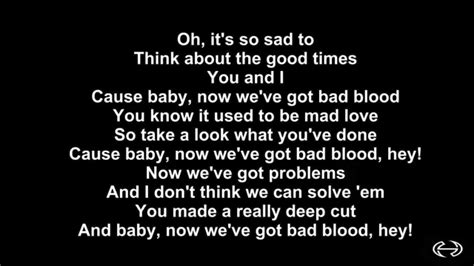 Taylor swift - bad blood ft kendrick lamar lyrics - YouTube