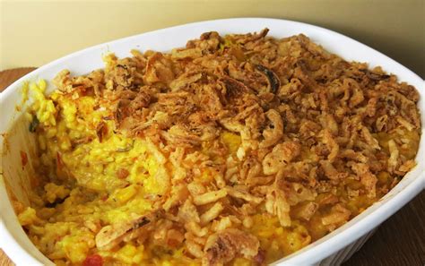 Saffron Rice Casserole With Tomatoes Okra And Corn Margaret Holmes