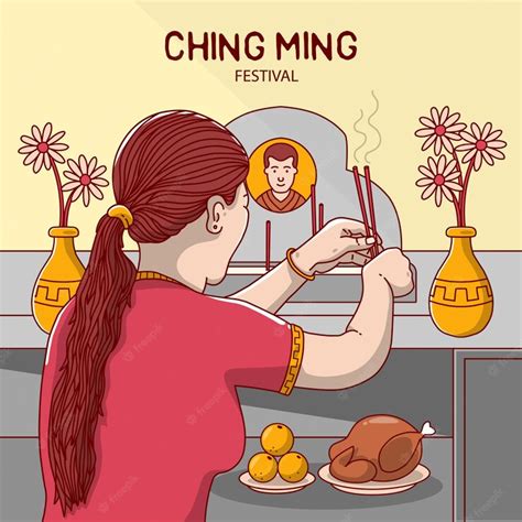 Premium Vector Ching Ming Festival