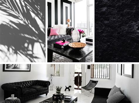 1001 + façons d'aménager le salon noir et blanc de manière parfaite