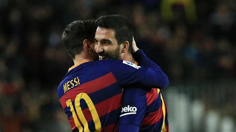 Wallpaper Spanyol Lionel Messi Fc Barcelona Arda Turan Resmi Pemain Sepak Bola Profesi