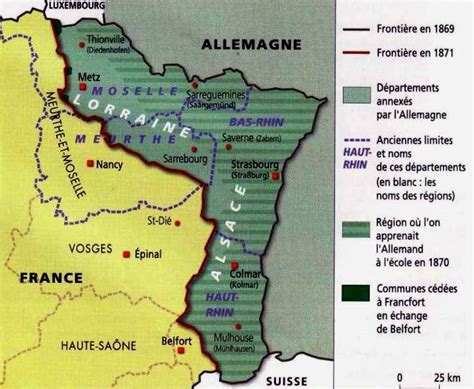 Alsace Lorraine Carte Archives Voyages Cartes