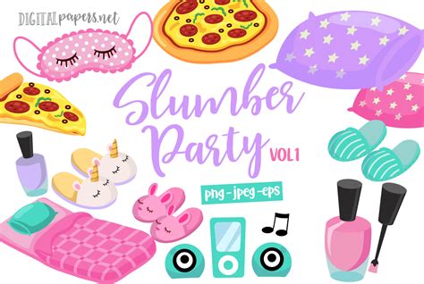 Slumber Party VOL 1 Grafik Von DIPA Graphics Creative Fabrica