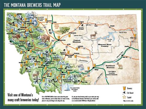 The Montana Brewers Association Trail Map Montana Brewers Association