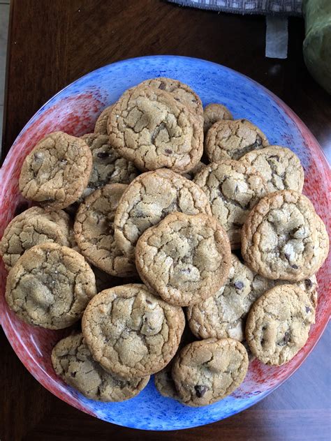 Homemade Brown Butter Chocolate Chip Cookies Food Foods Gluten Free