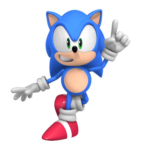Classic Sonic Birthday Render By Nibroc Rock On Deviantart Sonic Images