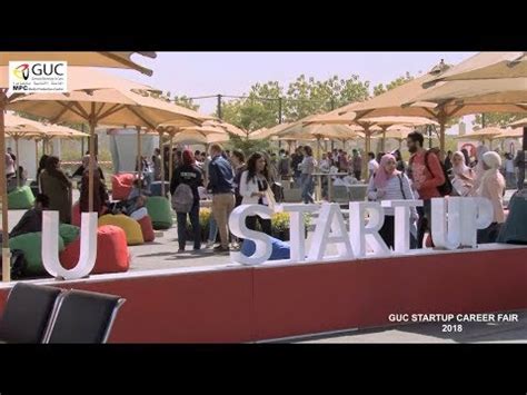Even the freshmen who are not necessarily looking for a job. GUC - STARTUP CAREER FAIR 2018 - YouTube
