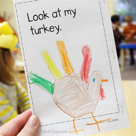 free printable thanksgiving emergent reader fun a day