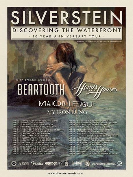 Silverstein Announce Discovering The Waterfront 10 Year Anniversary