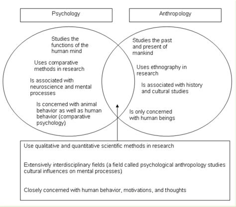 Venn Diagram That Compares Psychology With Any Other Social Science