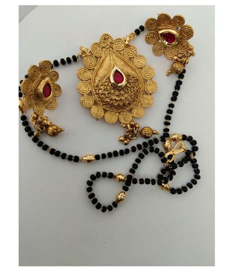 Traditional Women Mangalsutra Set With Earrings Buy Traditional Women