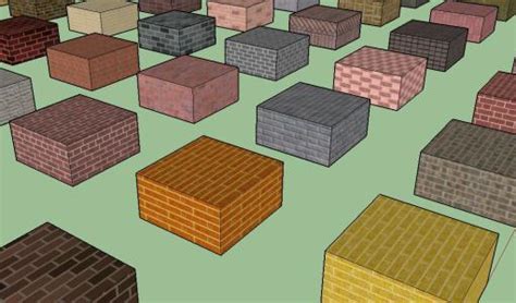 Brick Pack Material 3d Skp Model For Sketchup Designs Cad