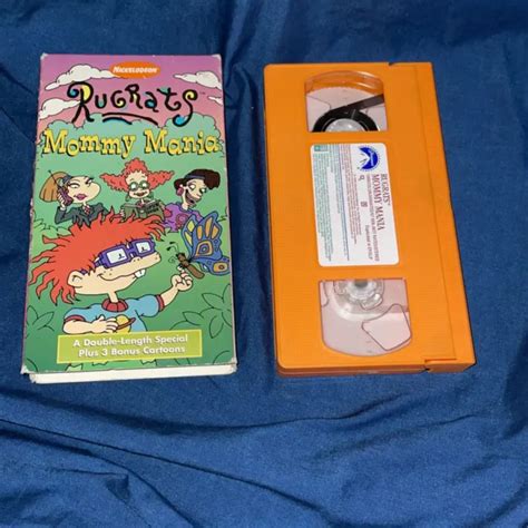 RUGRATS MOMMY MANIA Nickelodeon Orange VHS Original PicClick 4320 The