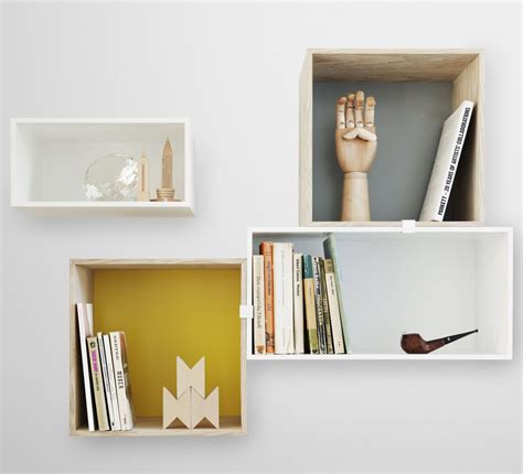 Des étagères murales combinent une solution de stockage économisant d'espace avec une conception à la mode et se. Des étagères modulables en caisson pour ranger malin et ...