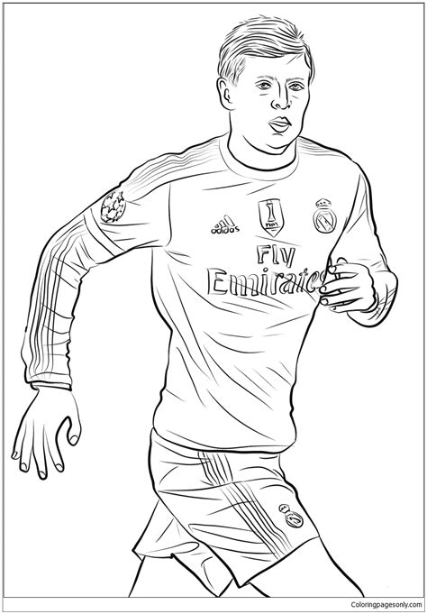 Kevin De Bruyne Colouring Pages