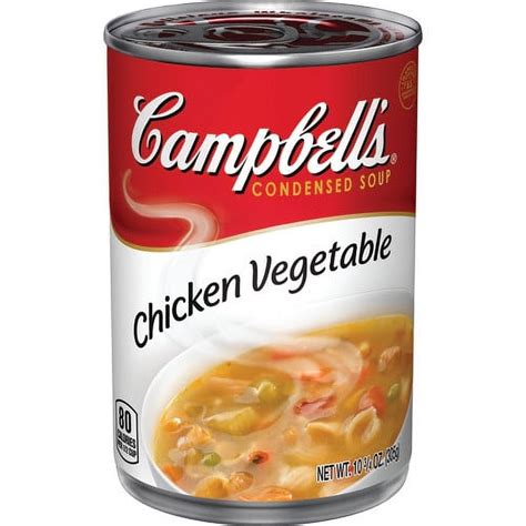 Campbells Condensed Chicken Vegetable Soup 1075 Oz