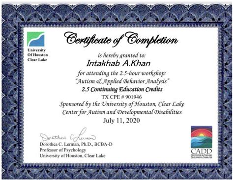 Autism Spectrum Training Certificate Gambaran