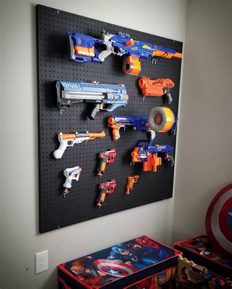 We build a nerf gun wall and it was really easy! Pin on Jupp Bros Playroom