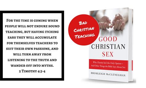 Good Christian Sex Bad Christian Teaching Defending Premarital Sex