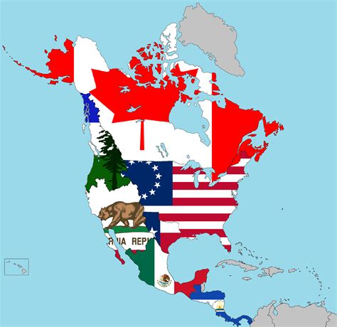 Alternate North America Map Diagram Fantasy Map Imaginary Maps