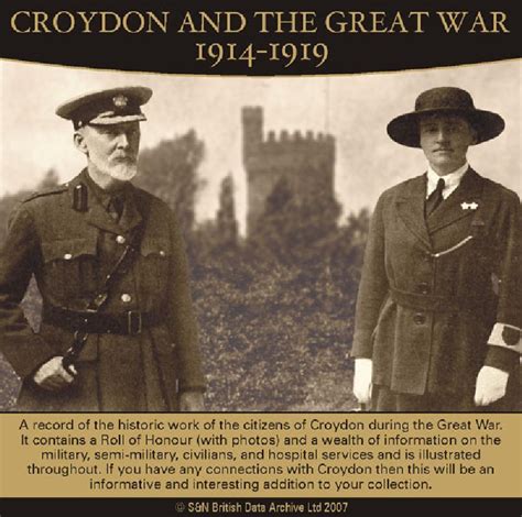 Surrey Croydon And The Great War 1914 1919 Product Genfair