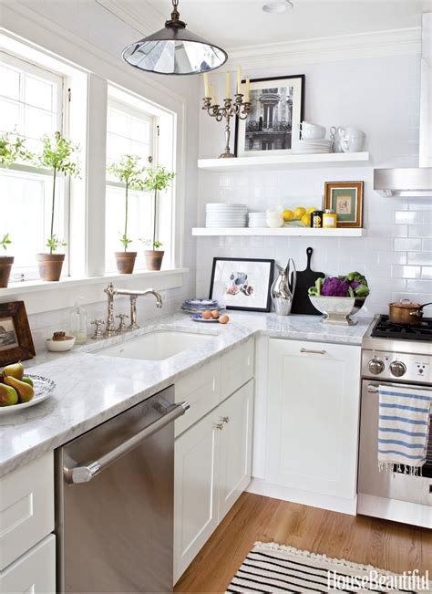 There is no better design for kitchen with small space than minimalist design dominated with white color. 10 Tricks to Make a Small Kitchen Look Bigger | AO Life ...