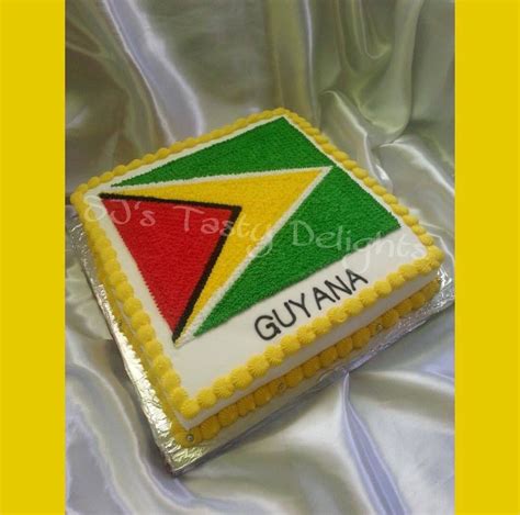 Guyana Flag Cake Guyana Tattoo Guyana Flag 50th Birthday Party