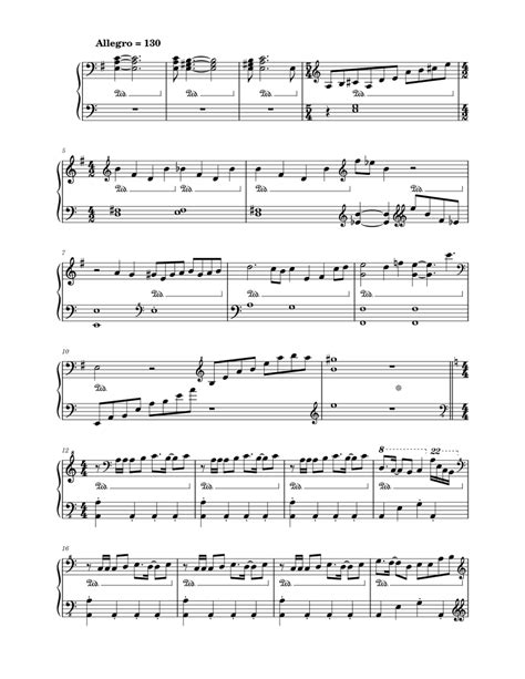 Sonata Pathetique Mvt 3 Simpleeasy Sheet Music For Piano Solo