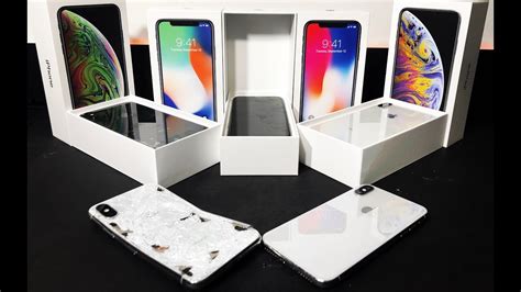 Iphone X Xs Xs Max Unboxing And Comparison Youtube