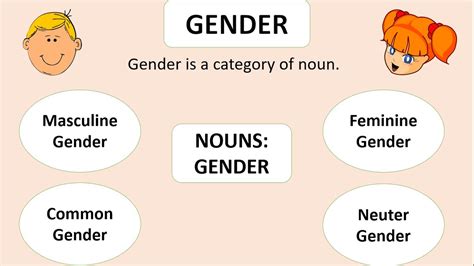 Nouns Gender English Grammar Series YouTube