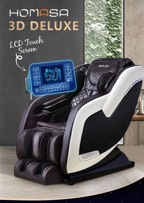 Homasa Shiatsu Thai Massage Chair Full Body Massage Seat With Remote Control Crazy Sales