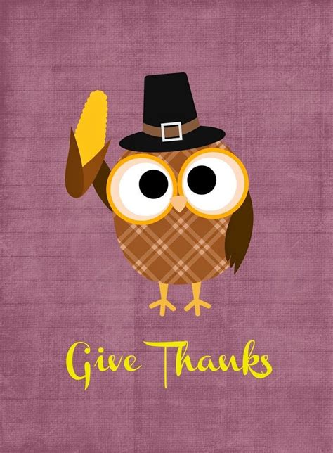 Free Owl Thanksgiving Printables For Instant Decor In Your Home Free Thanksgiving Printables