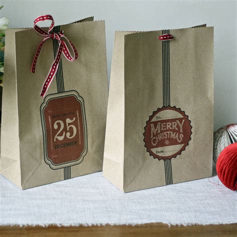 Brown Paper Christmas T Bag By The Wedding Of My Dreams
