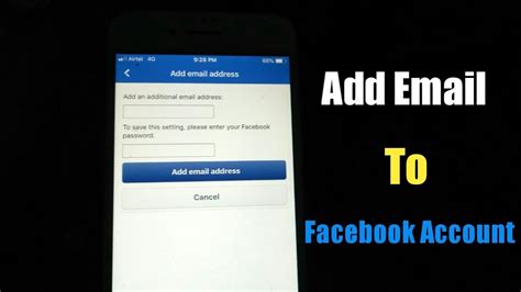 How To Add Email To Facebook Account 2020 Link Email To Facebook