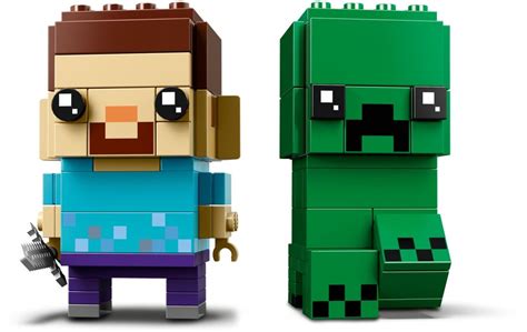 Lego Brickheadz Minecraft Steve And Creeper 41612 Revealed
