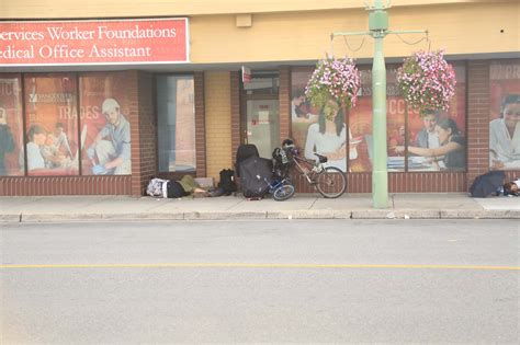 Technicalities Allow Kelownas Homeless To Sleep On The Sidewalk