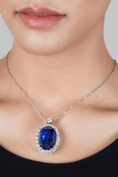 Sapphire And Diamond Pendant Necklace Magnificent Jewels 2021