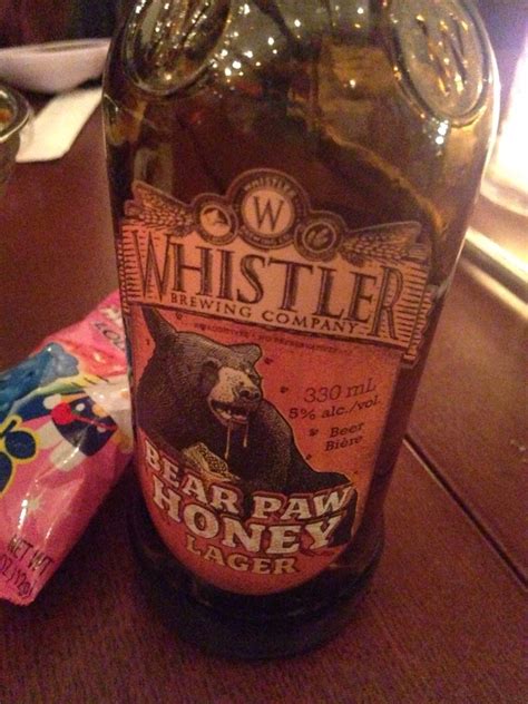 Whistler Brewing Company Bear Paw Honey Larger 허니맛과 완죤 어우러짐 나이쓰yum