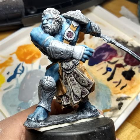 77163 Male Storm Giant Works In Progress Painting Reaper Message