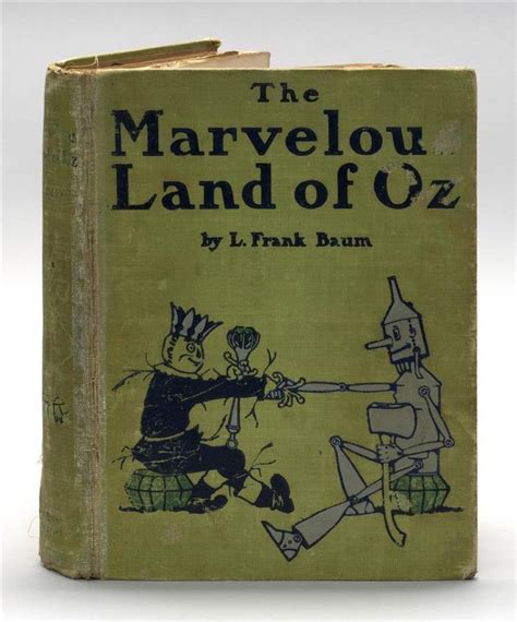 Lot Oz A Sequel To The Wizard Of Oz Baum L Frank The Marvelous
