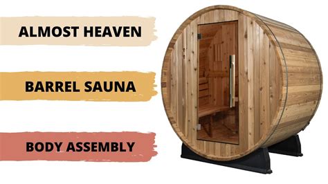 time lapse how to assemble a barrel sauna body almost heaven youtube